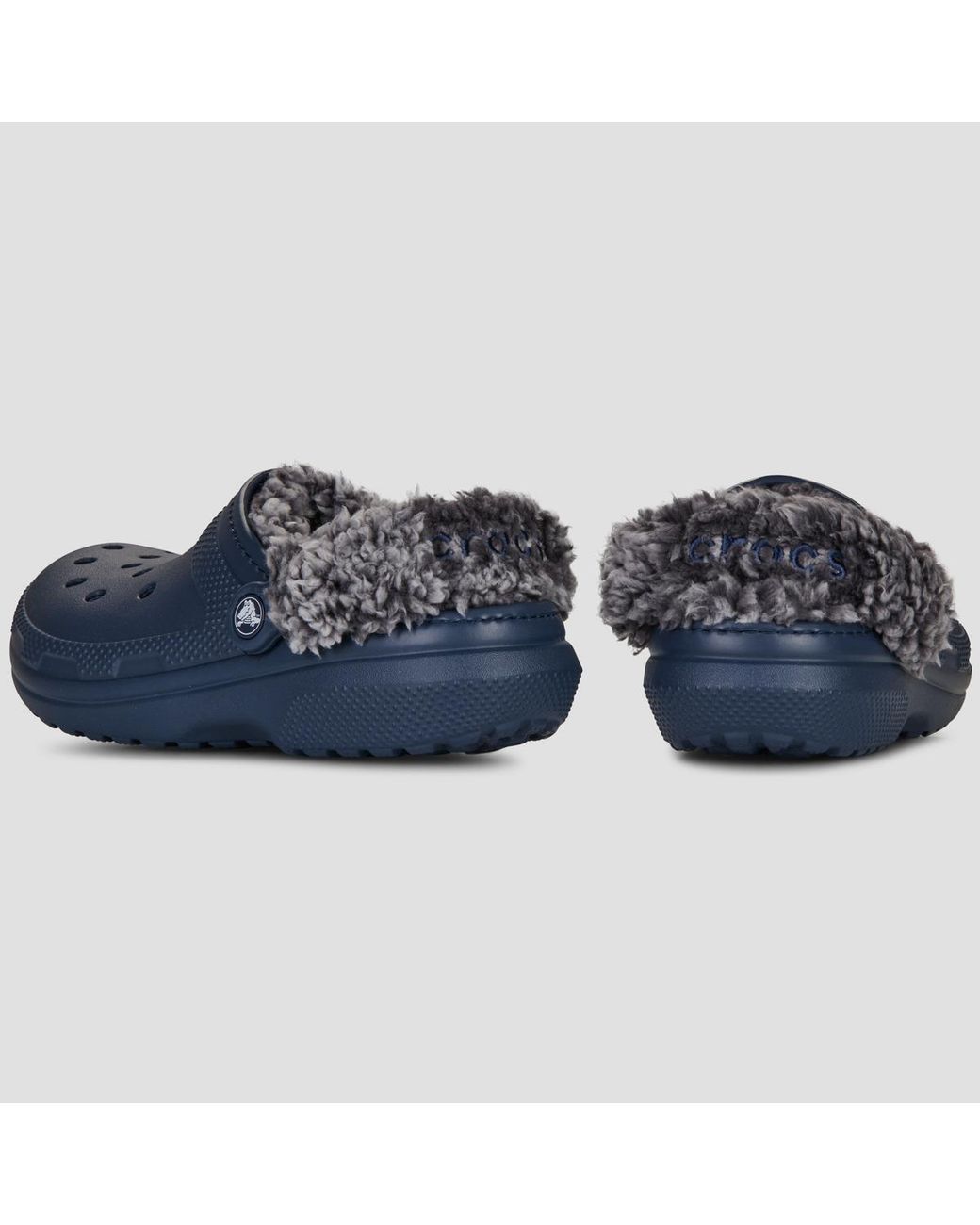 CROCSTM Blue Clogs (shoes) Classic Fleece Lined Clog