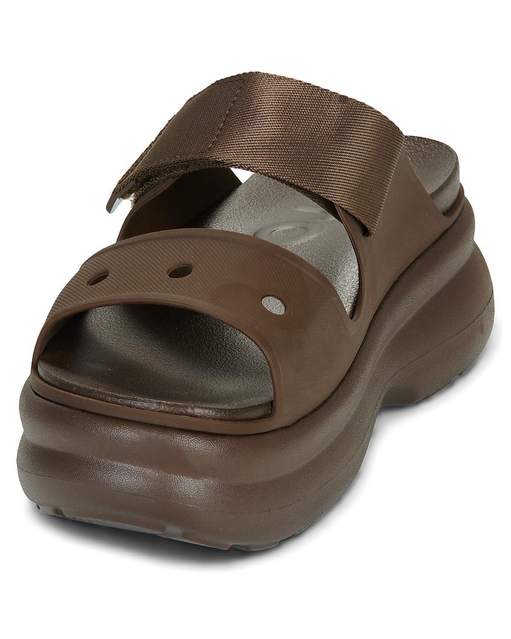 CROCSTM Brown Mules / Casual Shoes Soho Two Strap Sandal