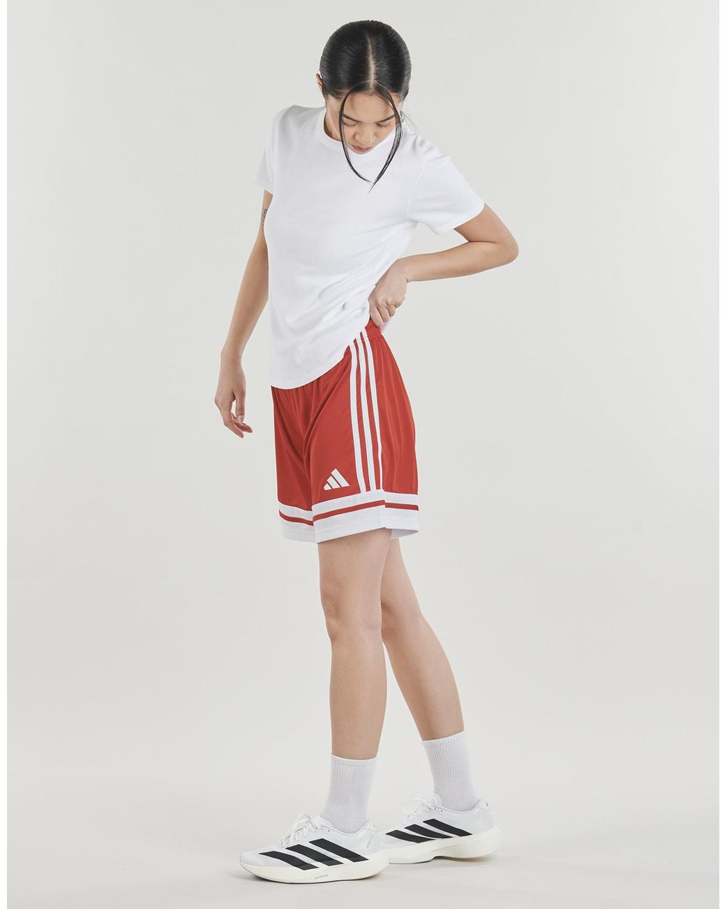 Adidas Red Shorts Football