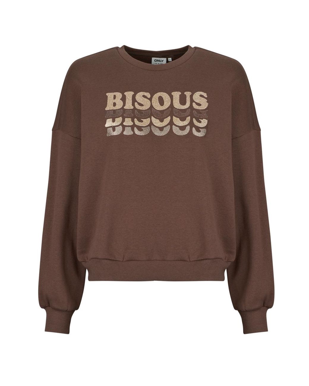 ONLY Brown Sweatshirts Onladele L/s O-neck