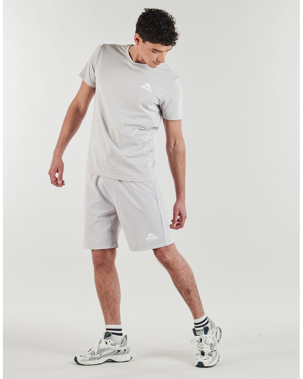 Helvetica White Shorts Montagne for men