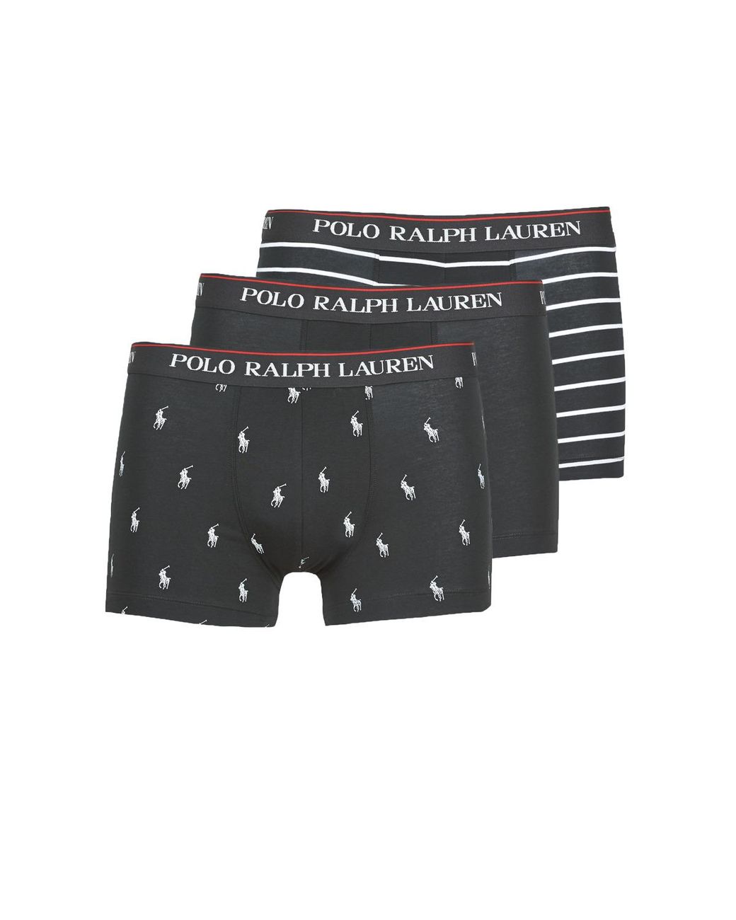 Polo Ralph Lauren Gray Boxer Shorts Classic Trunk X3 for men