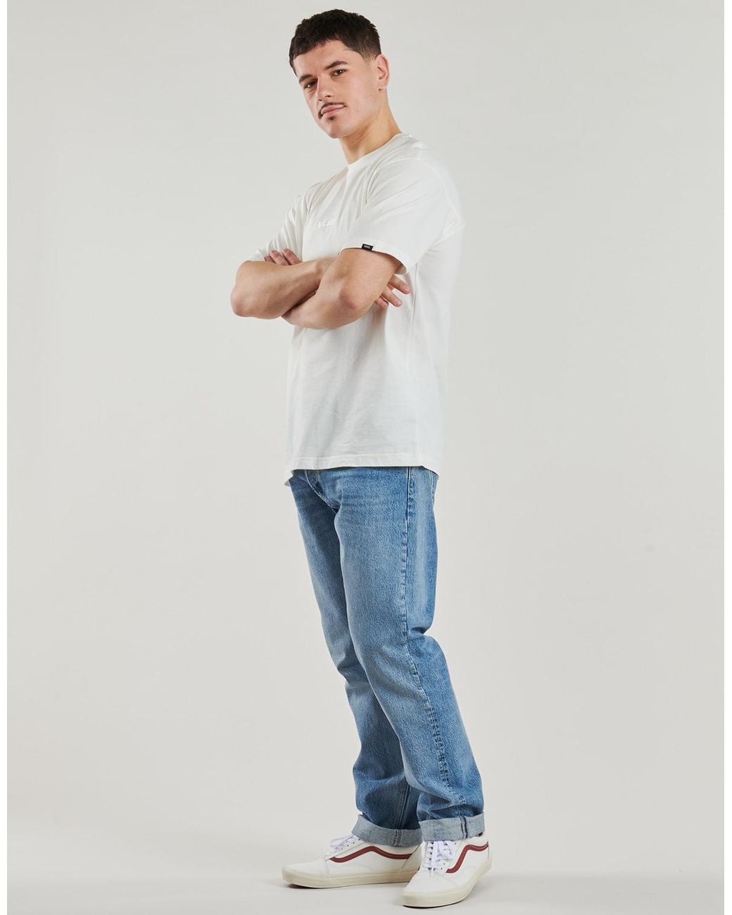 Vans Gray T Shirt Essential Loose Ss for men