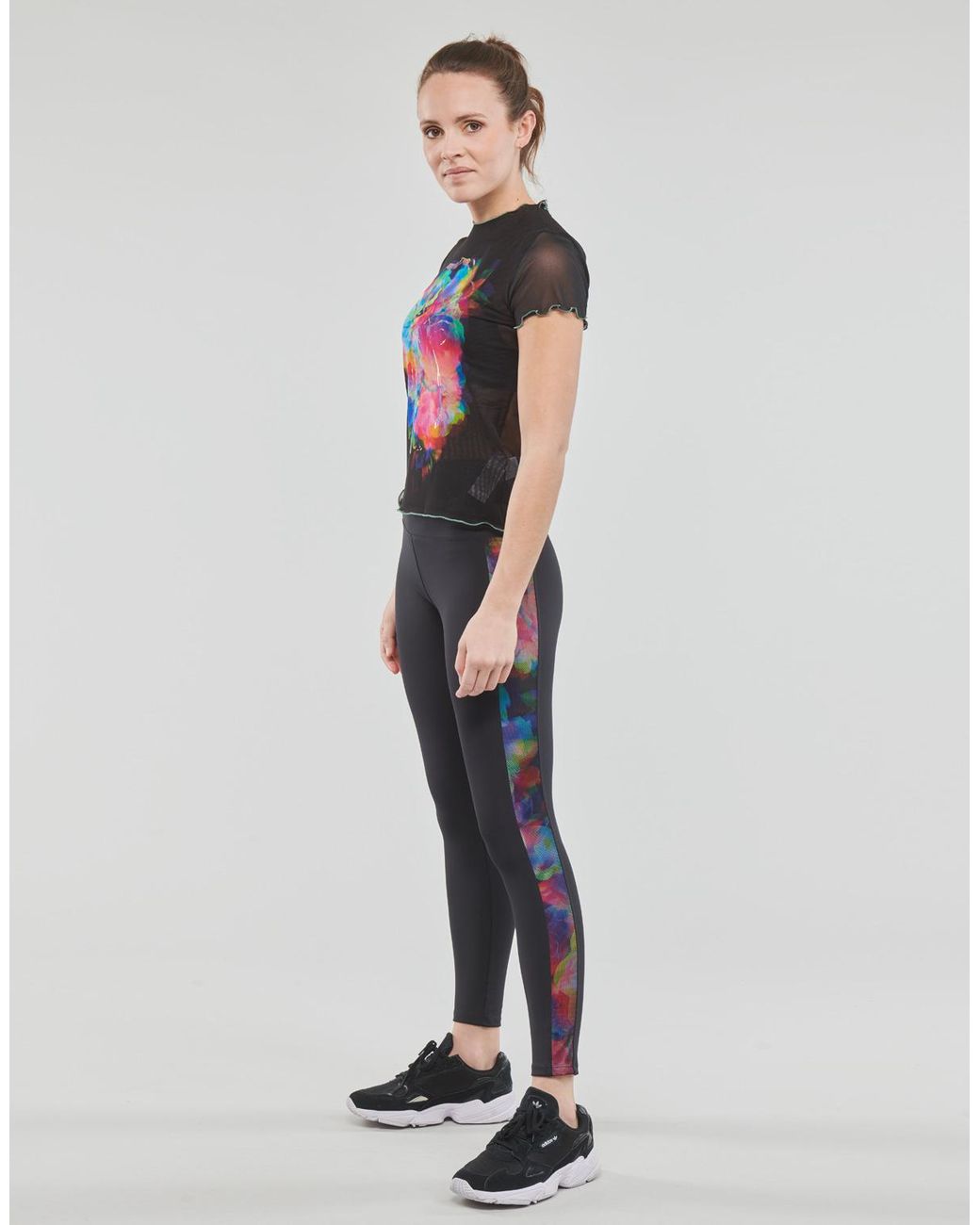Desigual Black T Shirt Ts_tulip