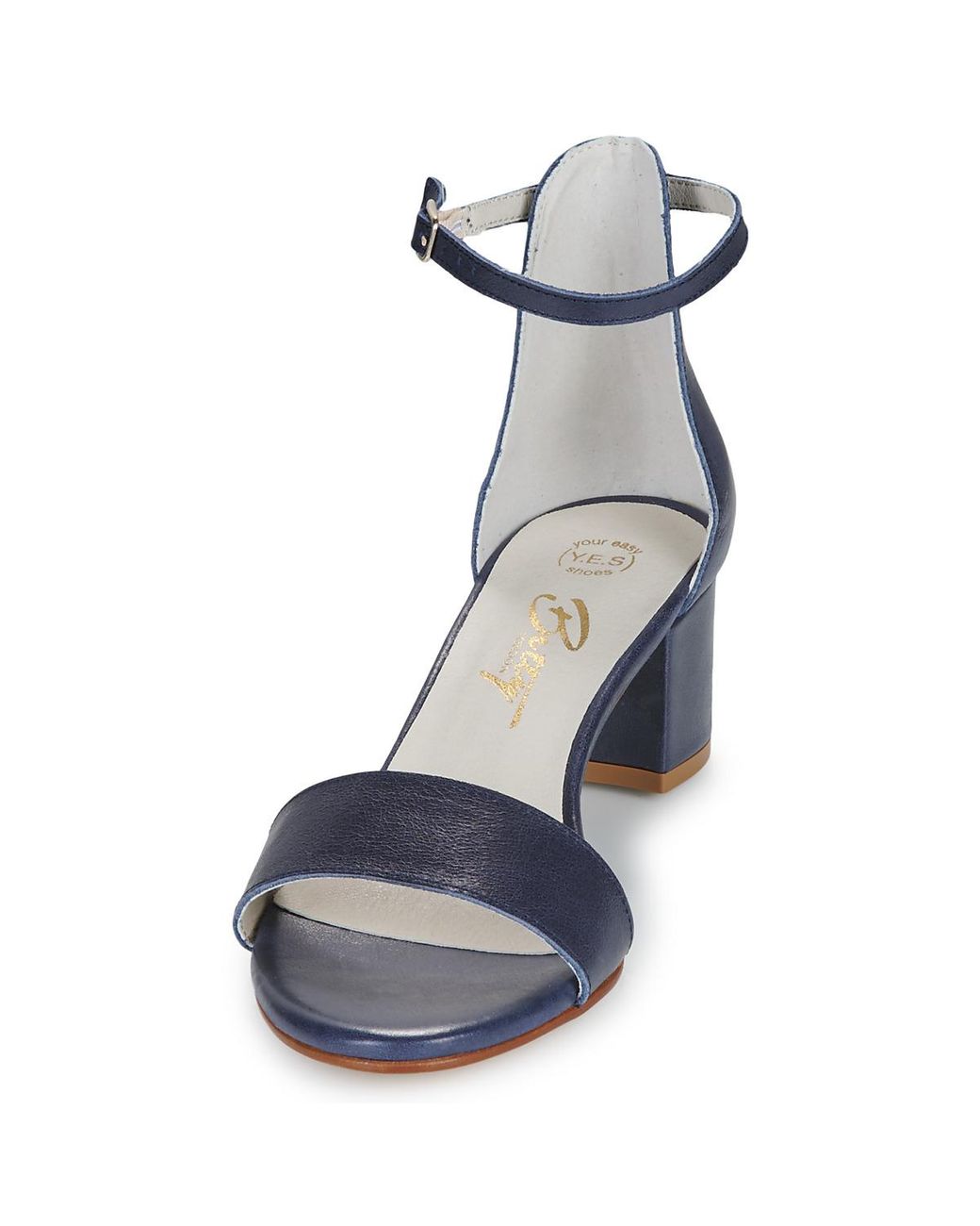 Betty London Blue Heeled Sandals Joy
