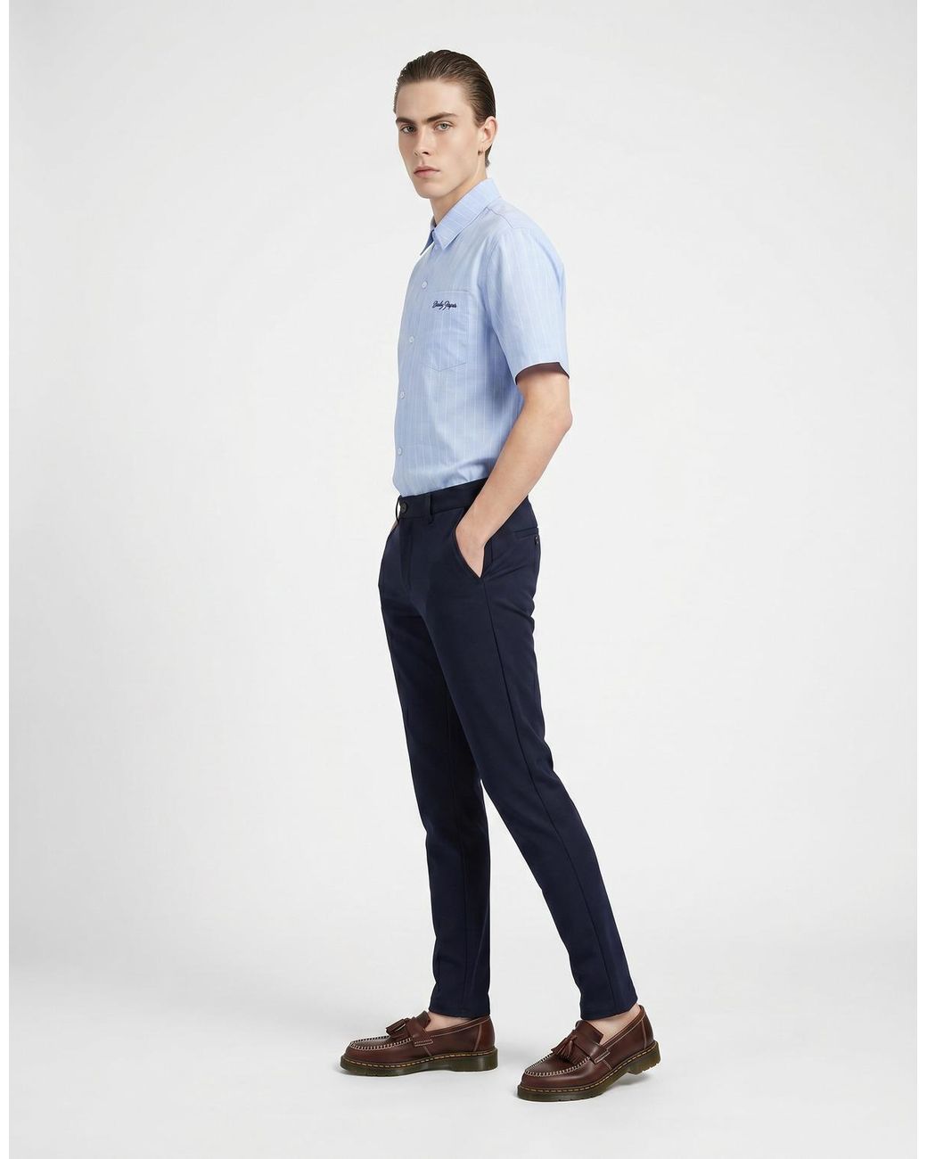 Only & Sons Blue Onsmark Trousers for men