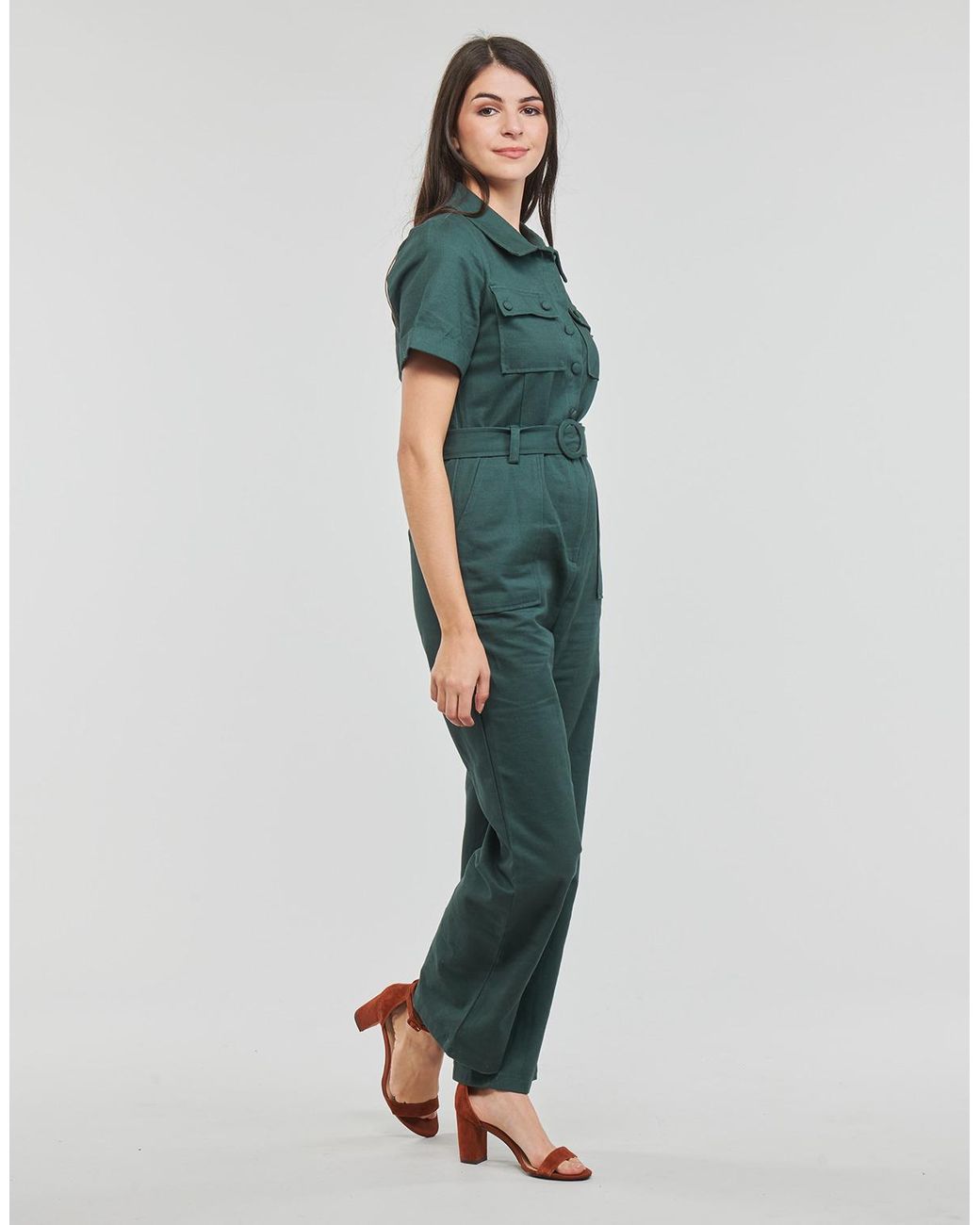 Betty London Green Jumpsuit Septune