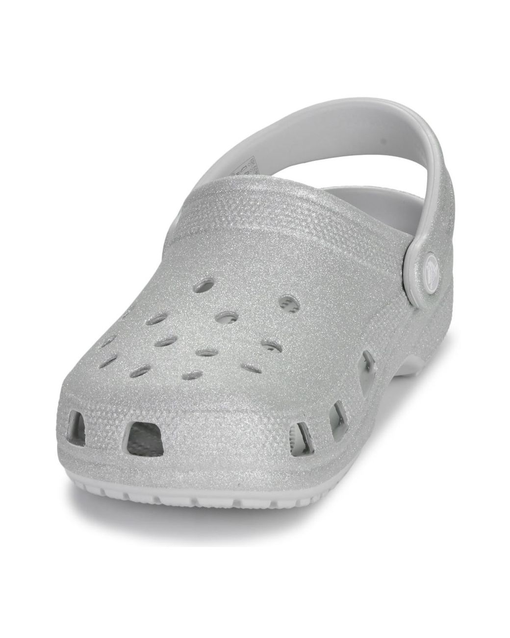 CROCSTM Gray Clogs (shoes) Classic Glitter Clog