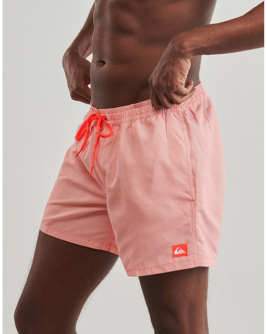 Quiksilver Pink Trunks / Swim Shorts Everyday Deluxe Volley 15 for men