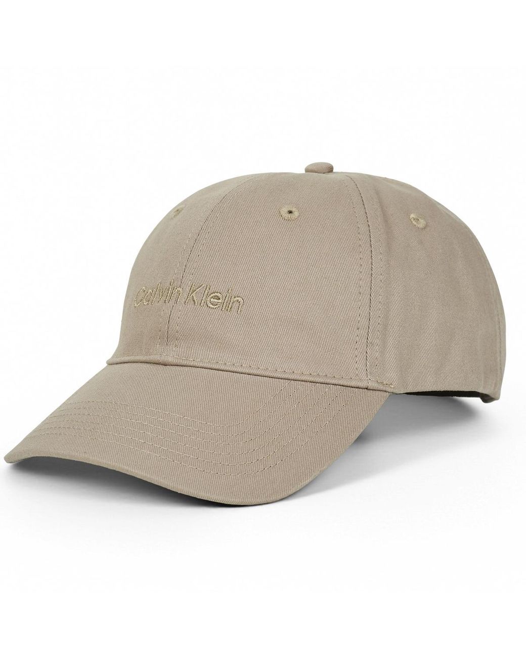 Calvin Klein Gray Cap Titlecase Embroidery Baseball Ca for men
