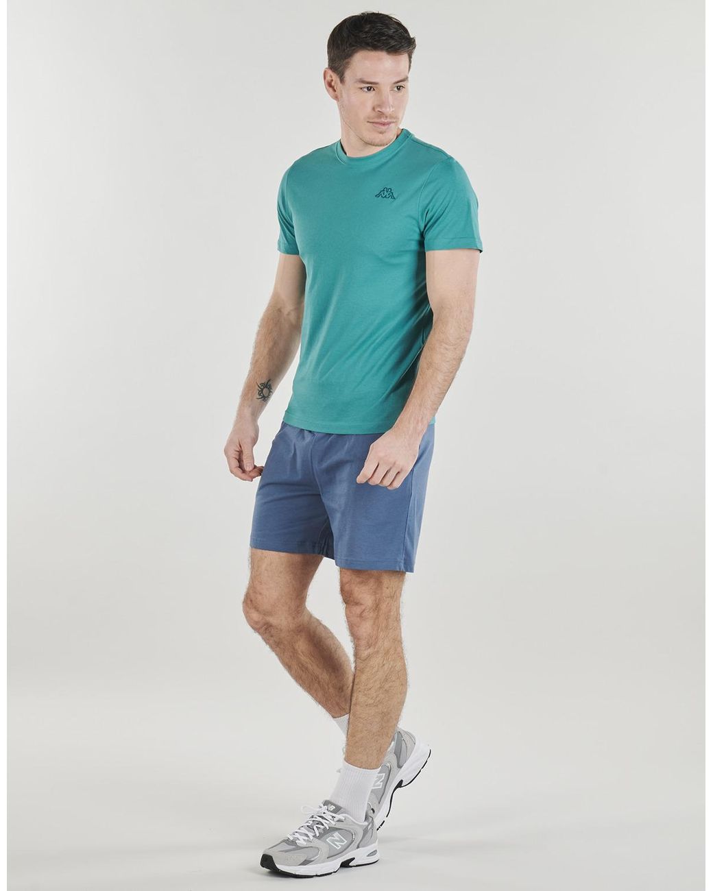Kappa Green T Shirt Cafers Slim for men