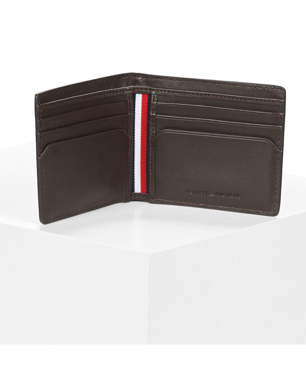 Tommy Hilfiger Black Purse Wallet Th Central Mini Cc Wallet for men