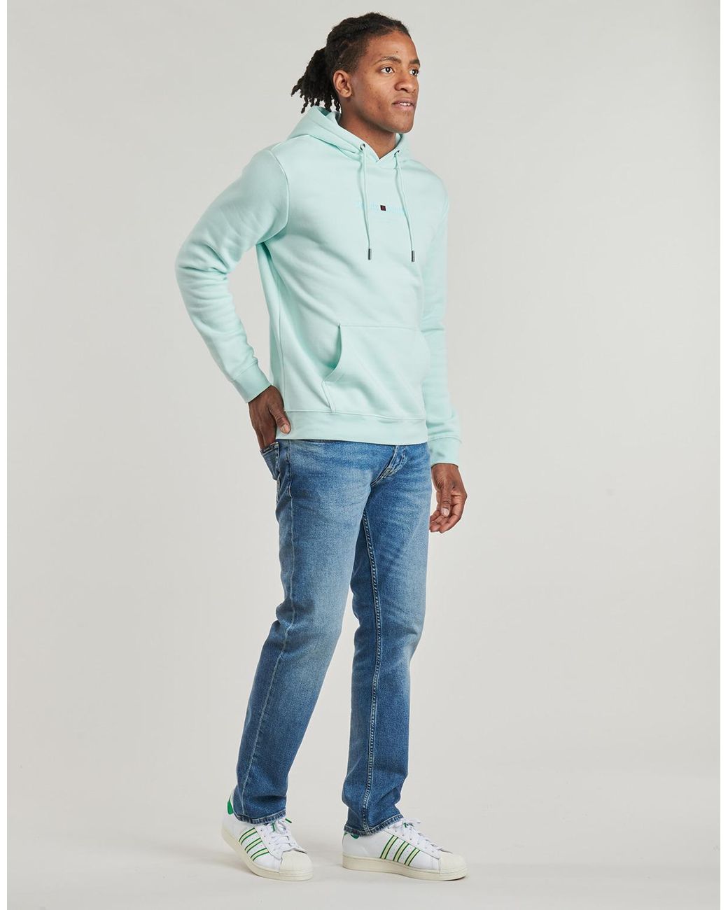 Teddy Smith Green Hoodies S-jim Hoody for men