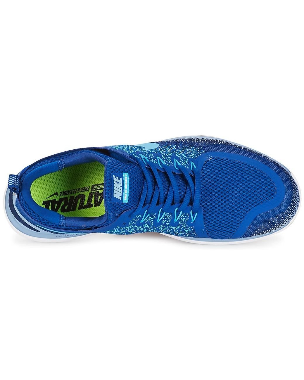Nike Free Run Distance 2 Running Trainers in Blue for Men | Lyst UK