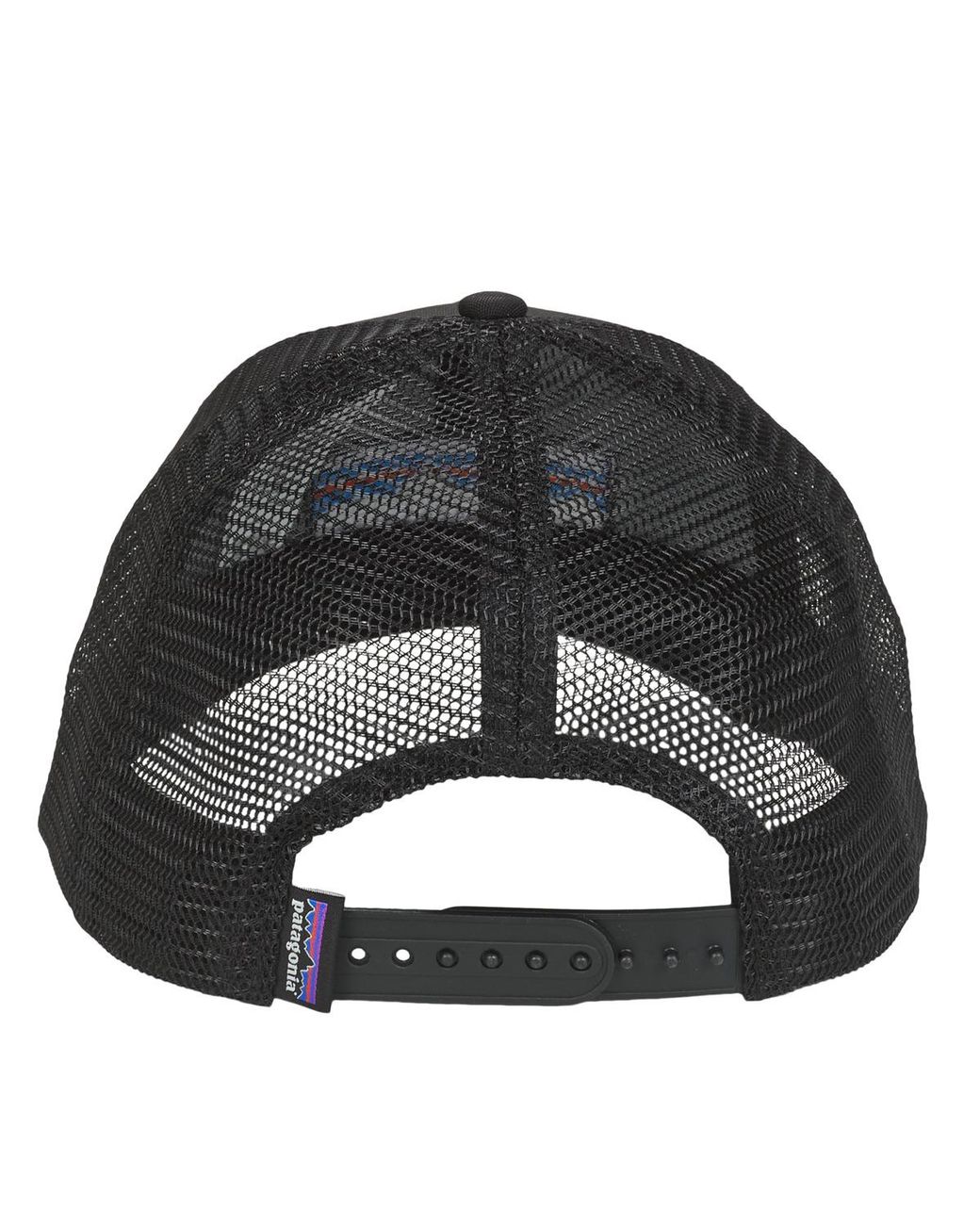 Patagonia Black P 6 Logo Trucker Hat