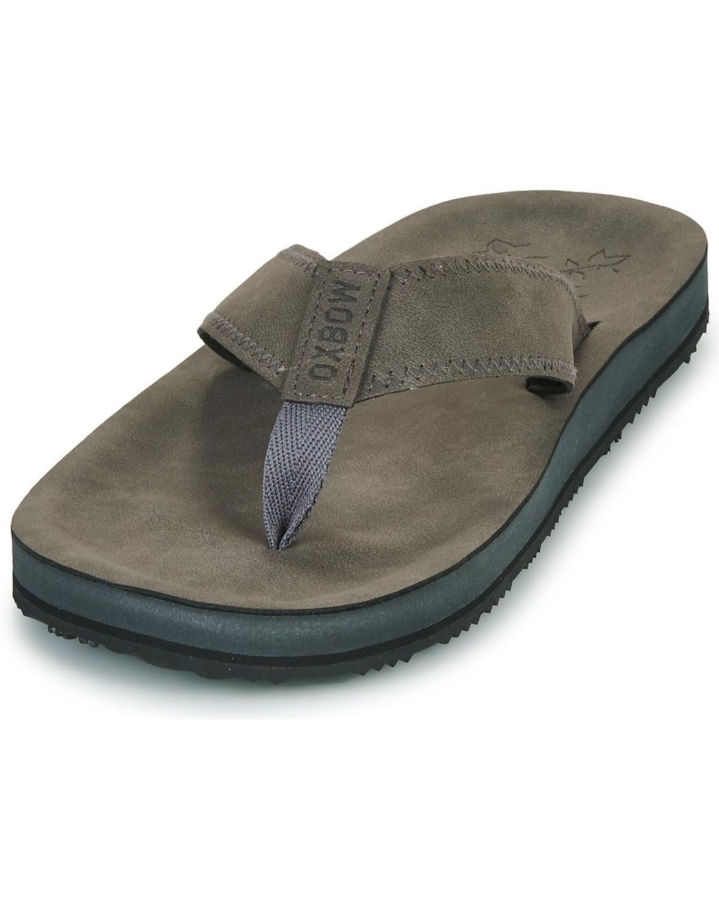 Oxbow Black Flip Flops / Sandals (shoes) Visko for men