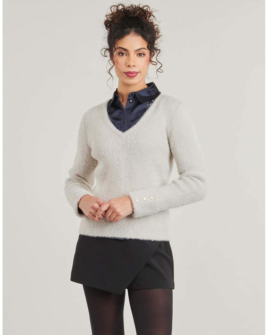 Morgan Gray Sweater Mvoove1