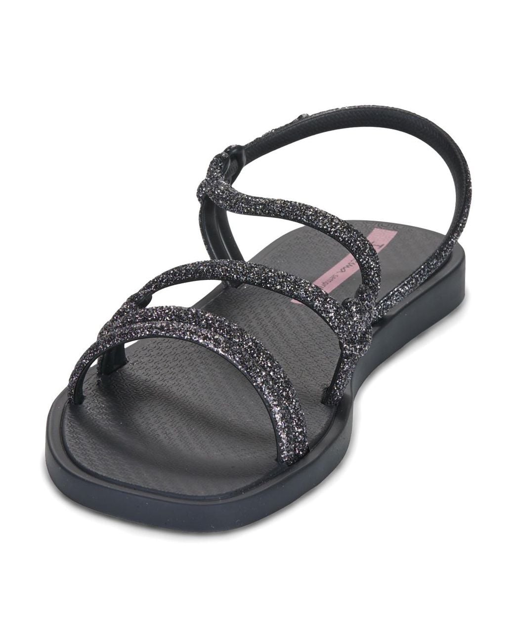 Ipanema Blue Flat Sandals Solar Glow Slide Fem