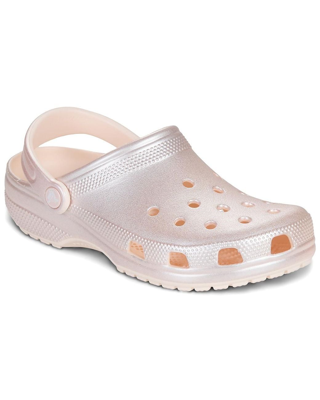 CROCSTM Pink Clogs (shoes) Classic Tinted Metallic Clog