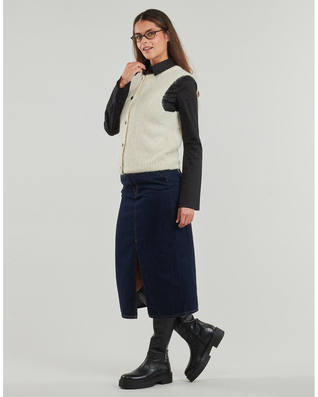 Vero Moda White Sweater Vmnovah