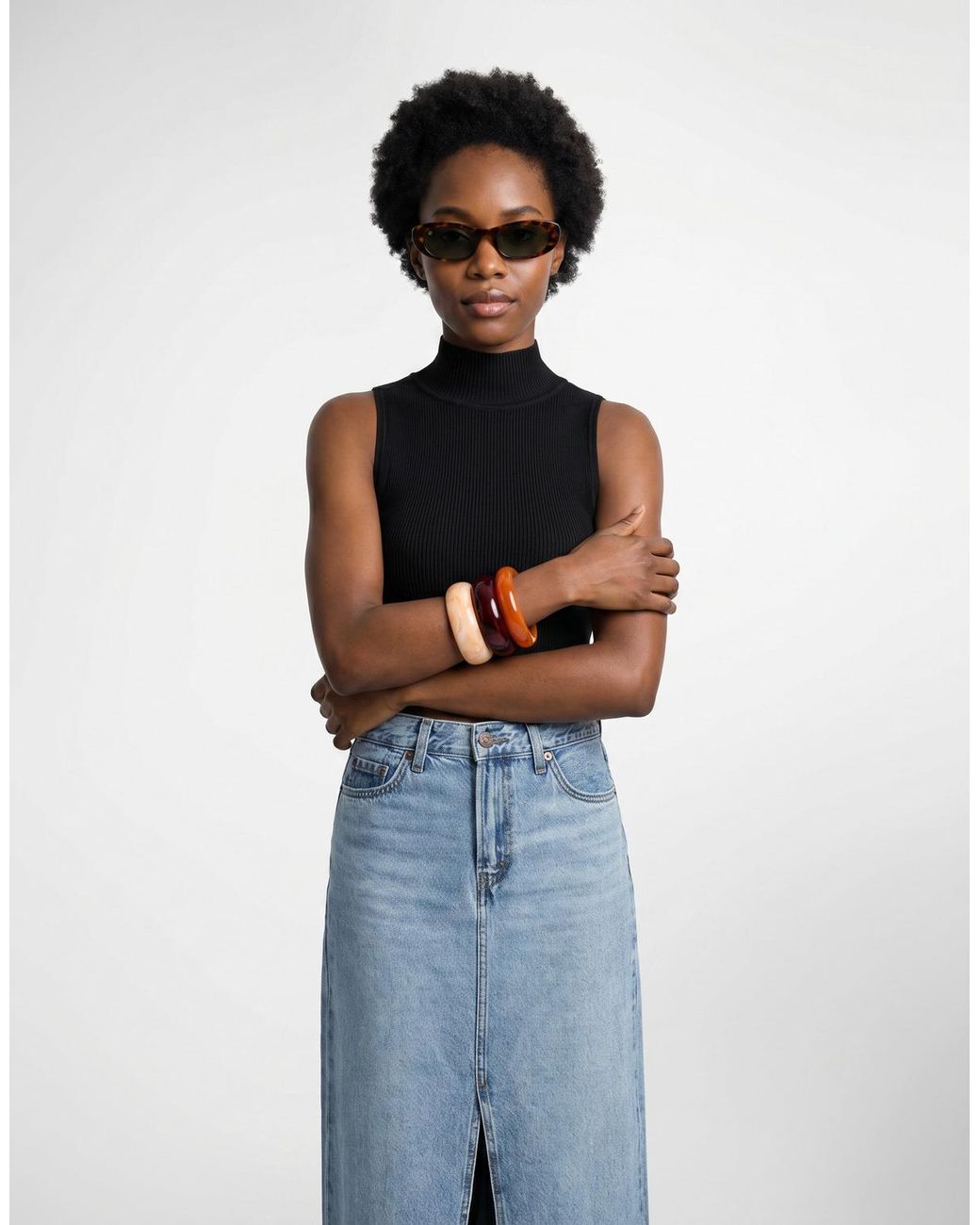 Moony Mood Black Blouse Astryde