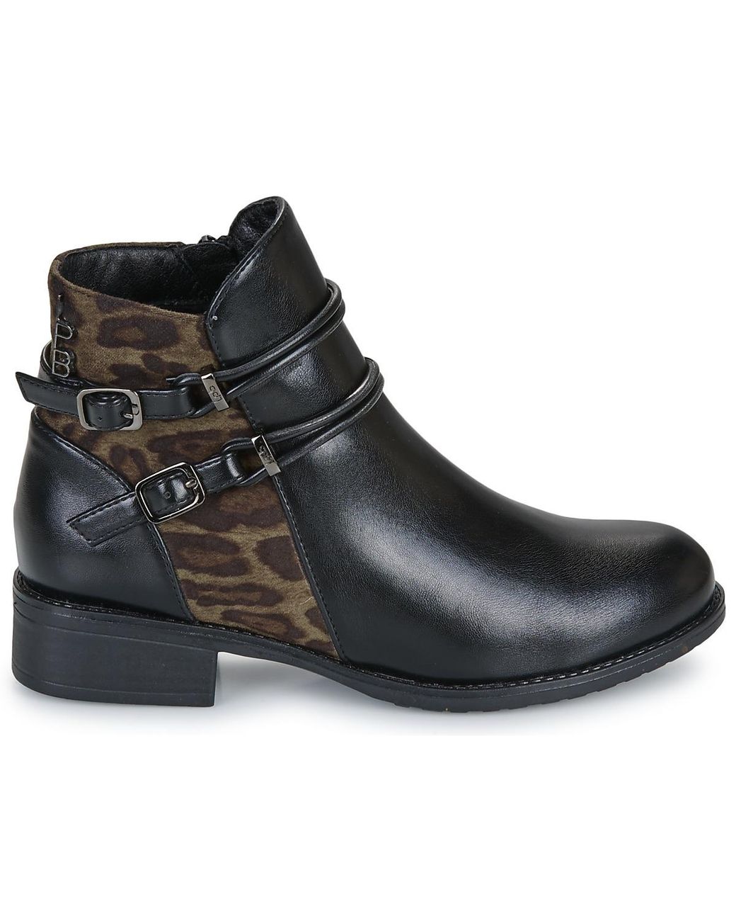 Les Petites Bombes Black Mid Boots Maram