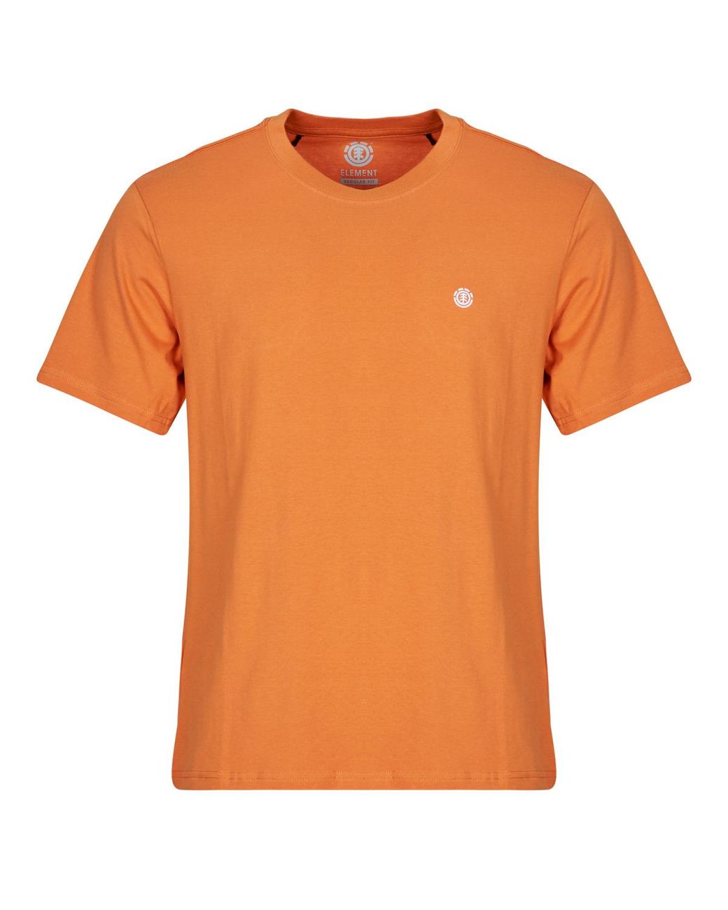 Element Orange T Shirt Crail Ss for men