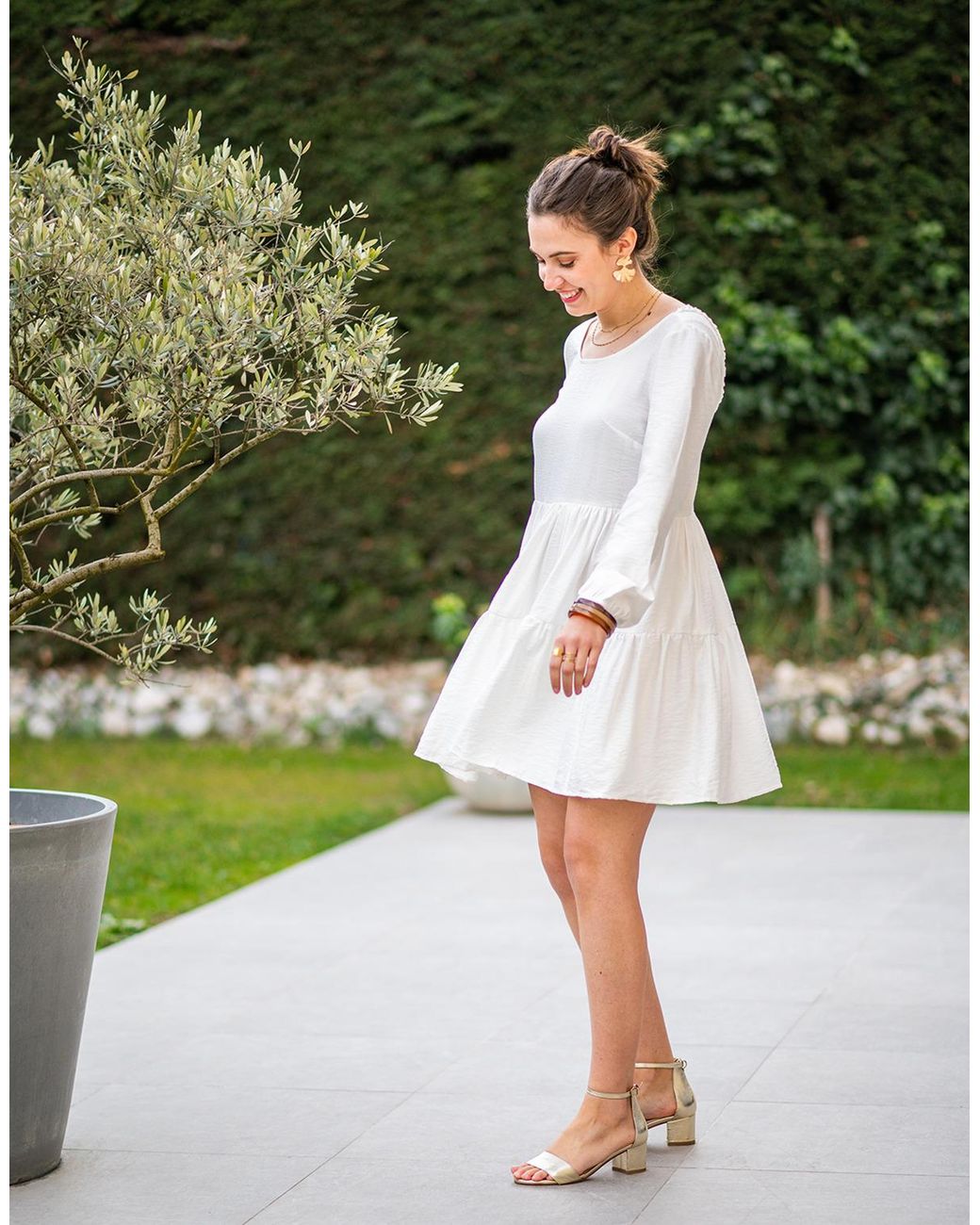Celeste Green Dress Sixtine
