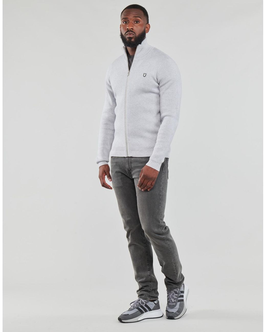 Teddy Smith Gray Cardigans G Ettore for men