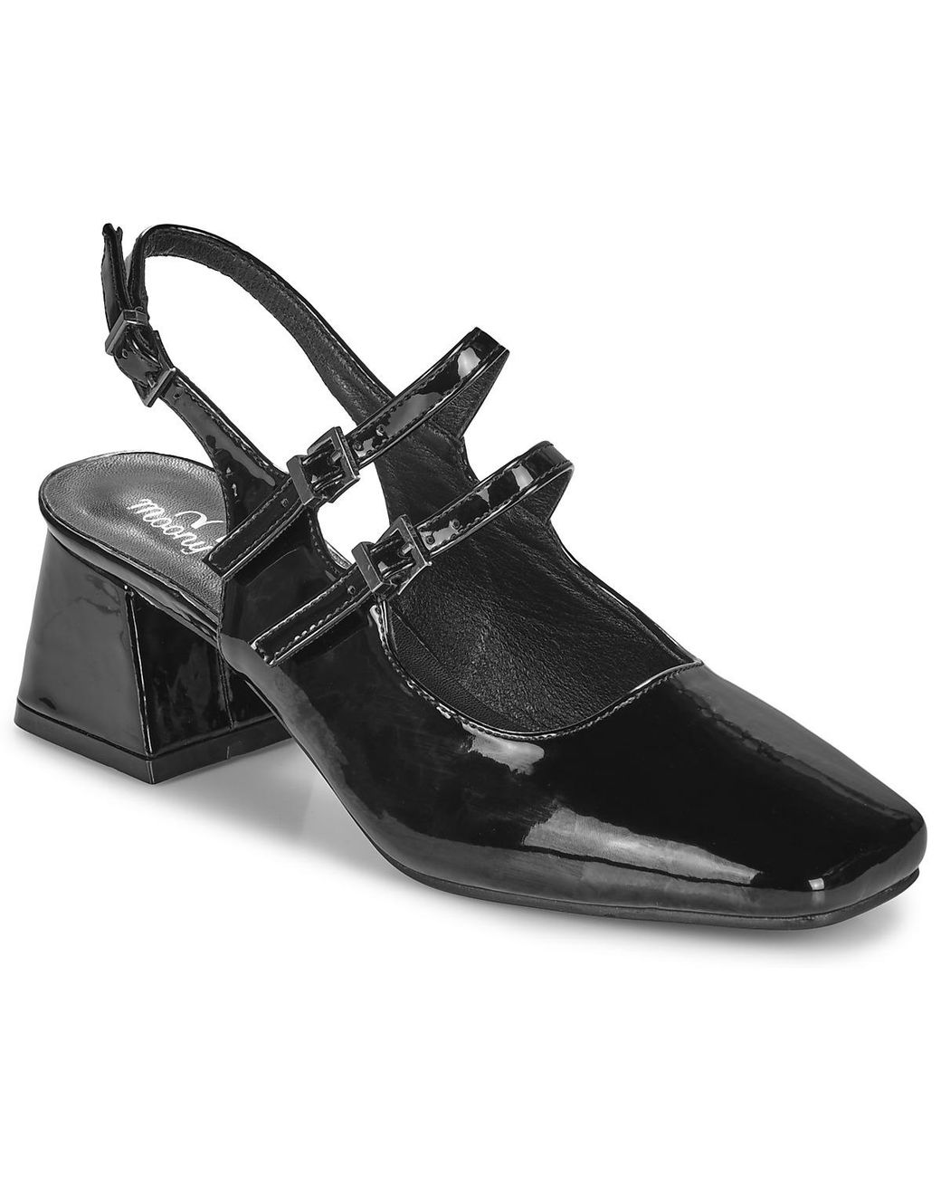 Moony Mood Black Heels Estelia