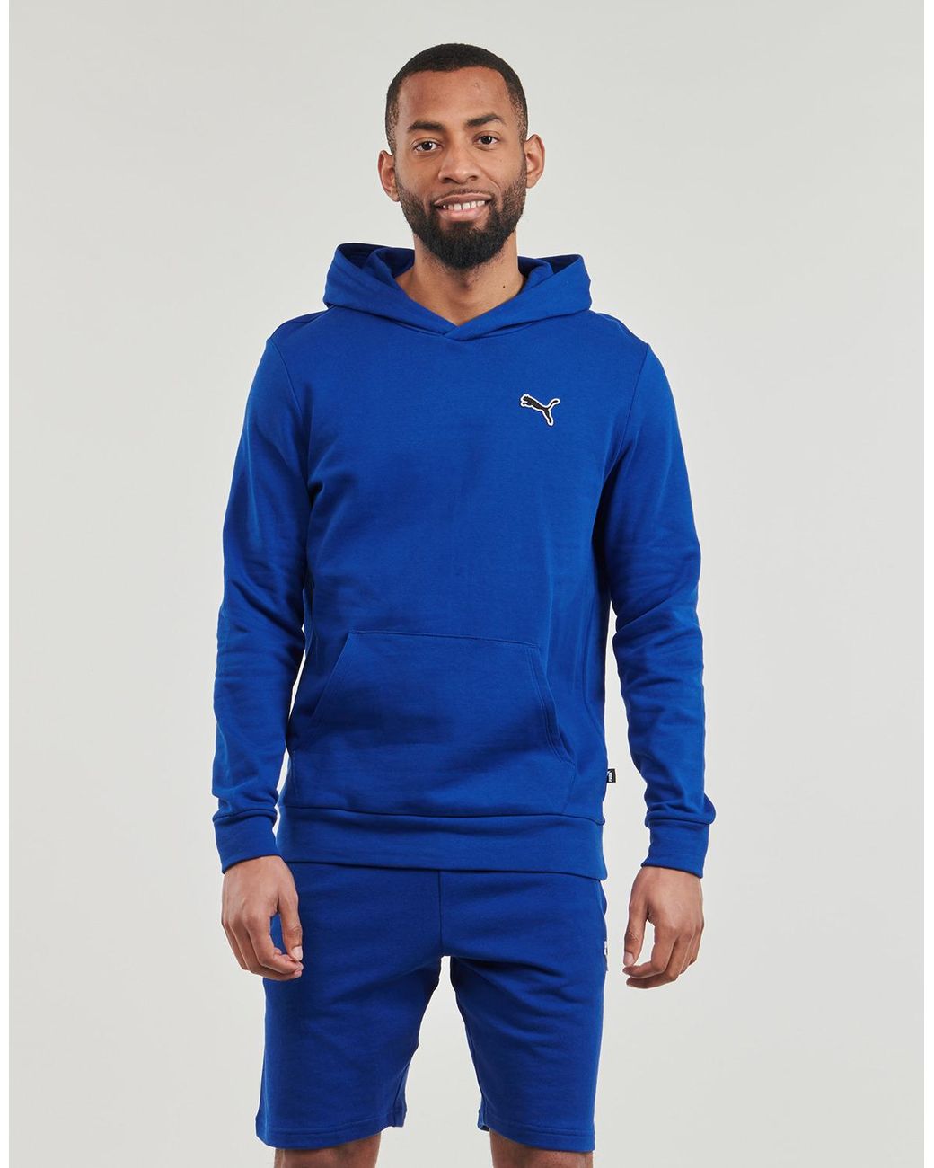PUMA Blue Hoodies Better Essentials Hoodie Fl for men