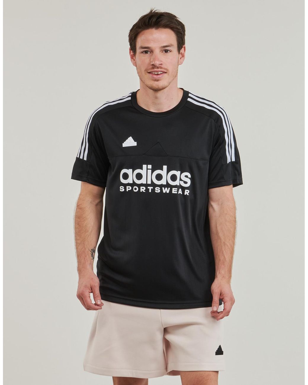 Adidas Black T Shirt M Tiro Tee Q1 for men