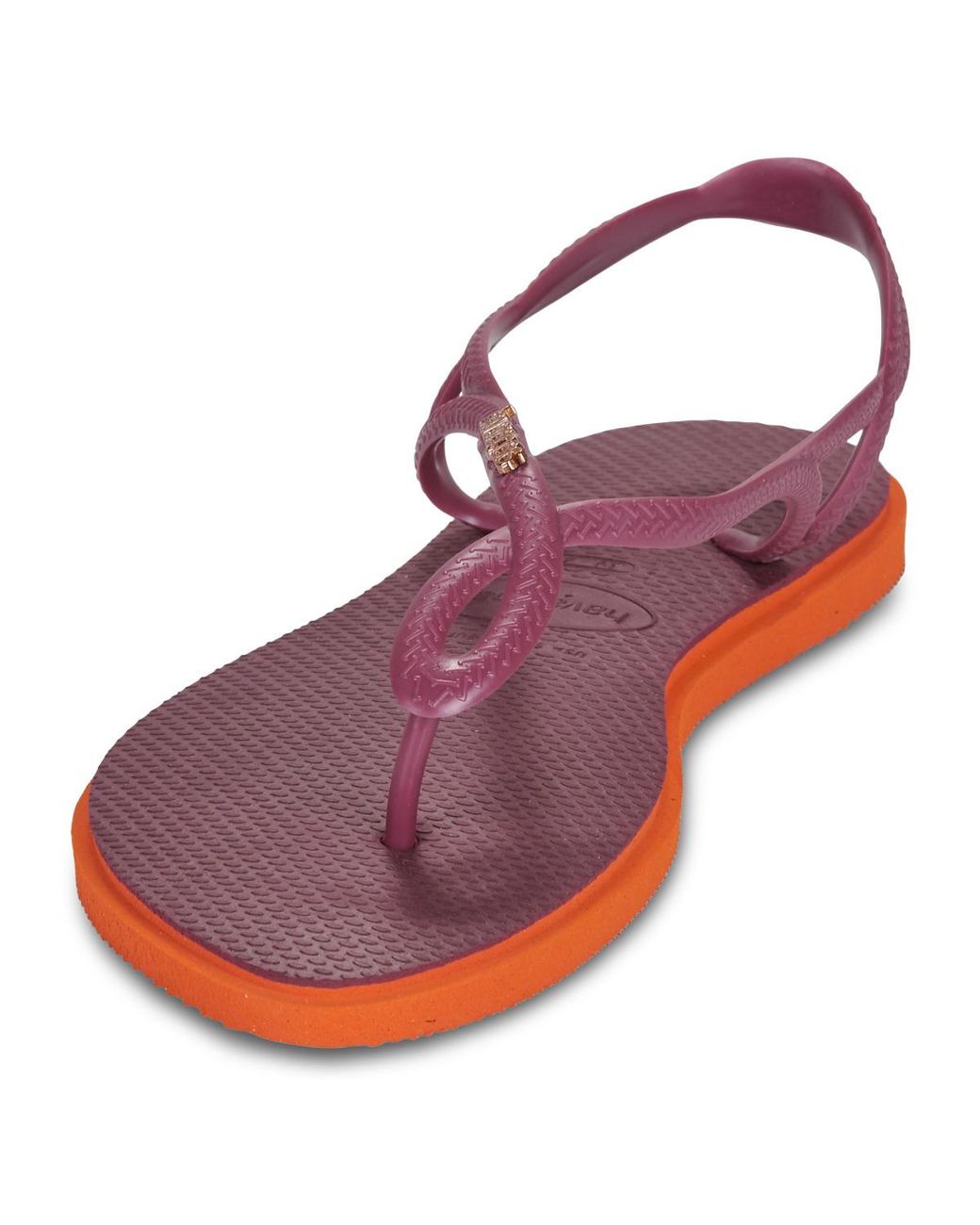 Havaianas Purple Flat Sandals Luna Point