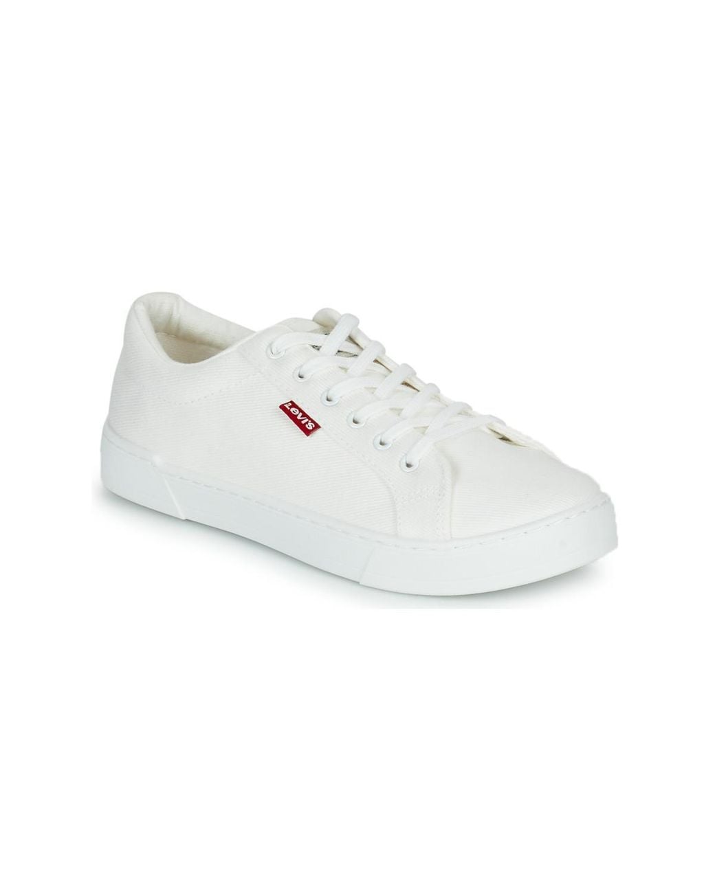 Levi's White Malibu 2.0 Shoes (trainers)