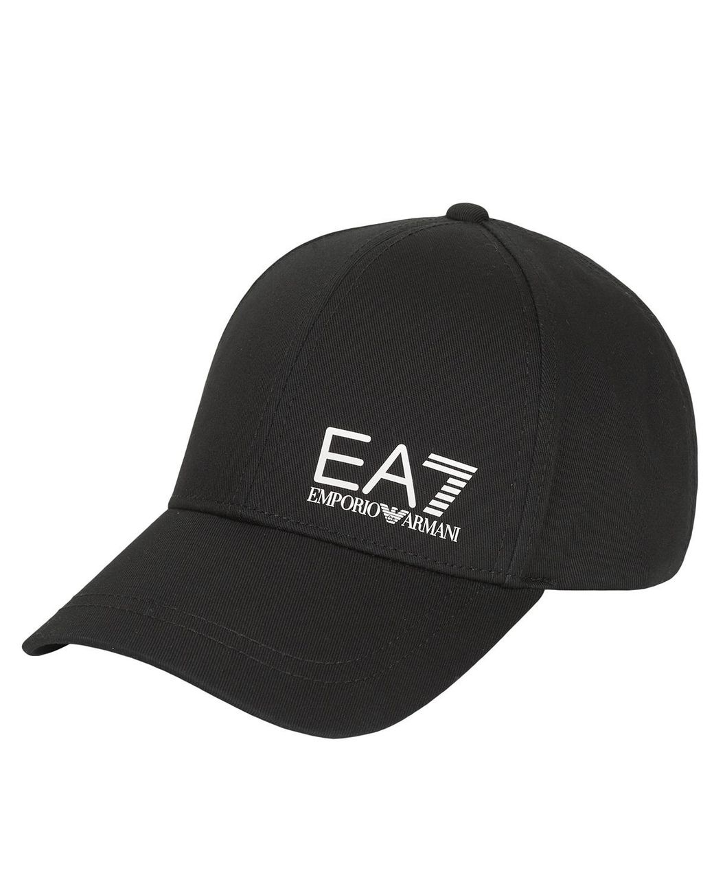 EA7 Black Cap Train Core Id U Logo Cap for men