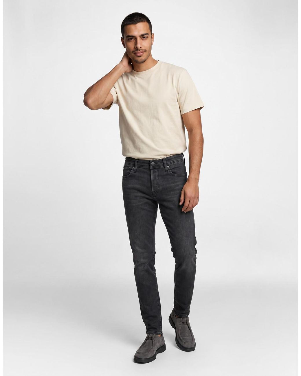 Jack & Jones Blue Skinny Jeans Jjiglenn for men