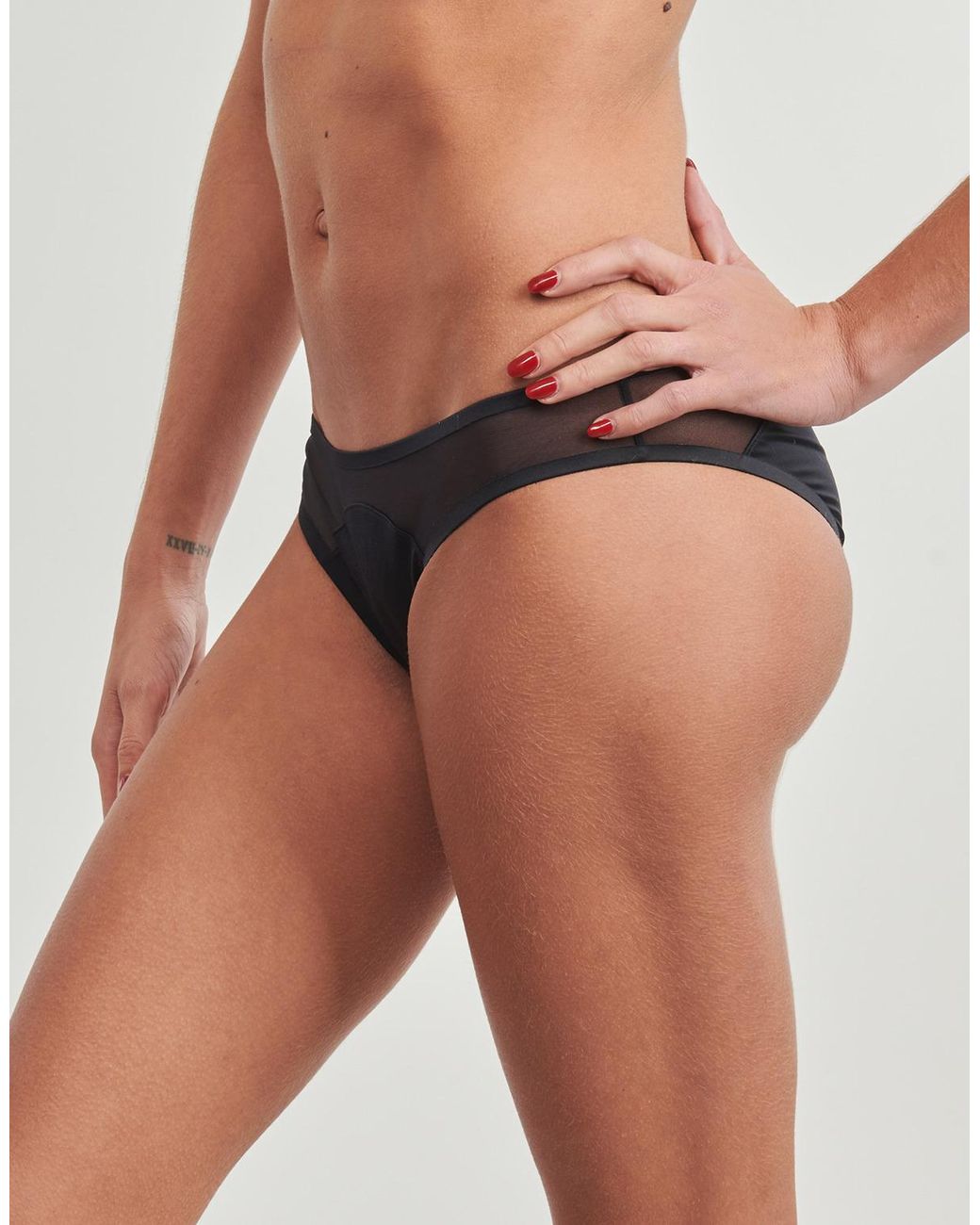 Passionata Black Knickers/panties Bianca Brief