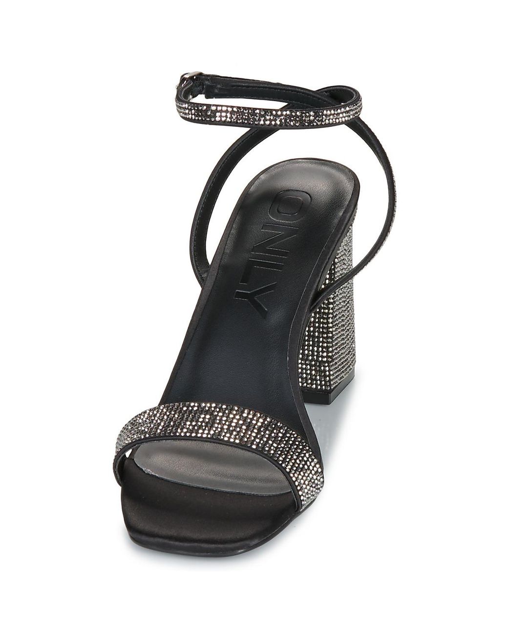ONLY Black Heeled Sandals Onlalyx-28 Bling Heeled Sandal