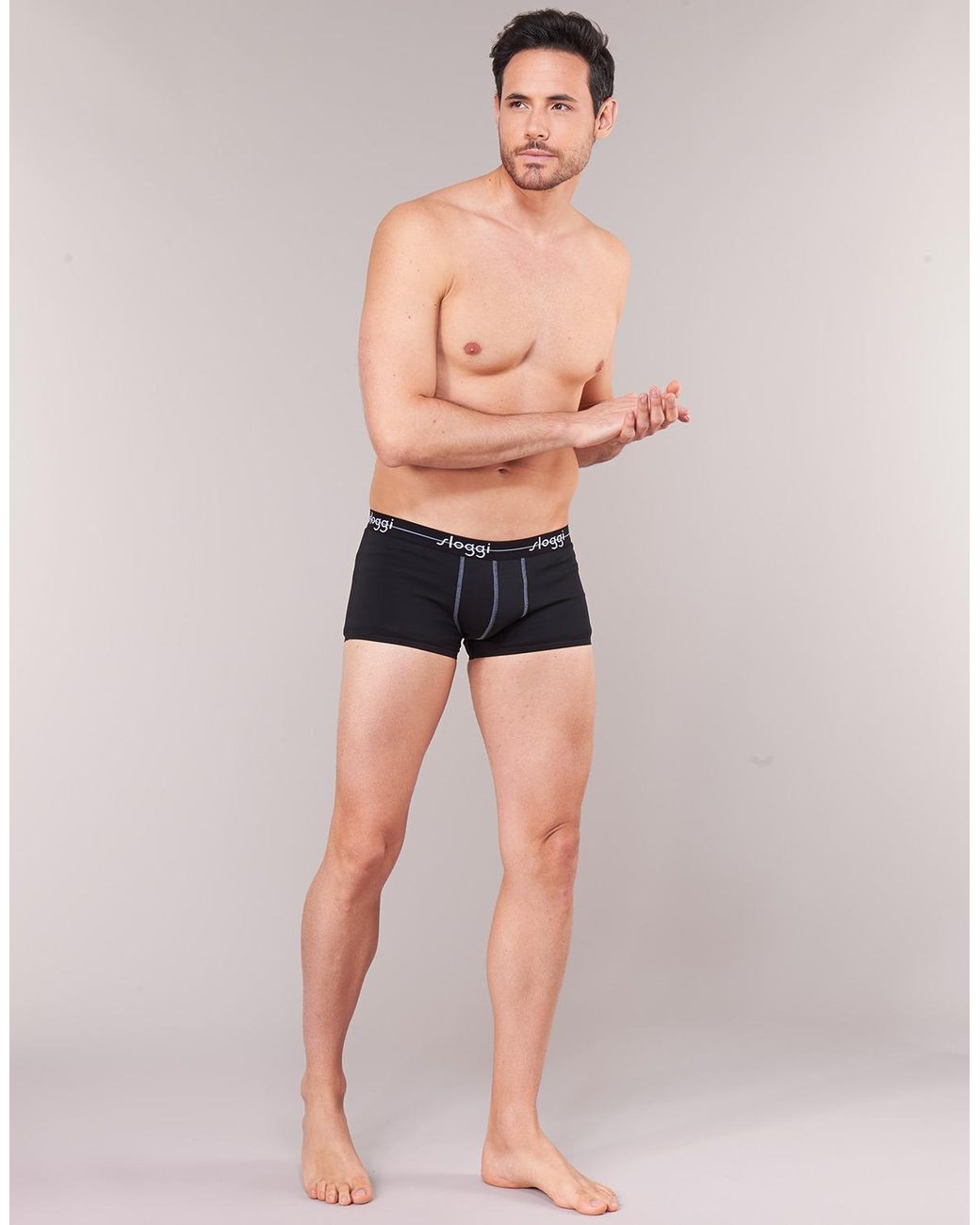 Sloggi Gray Boxer Shorts Men Start X 2 for men