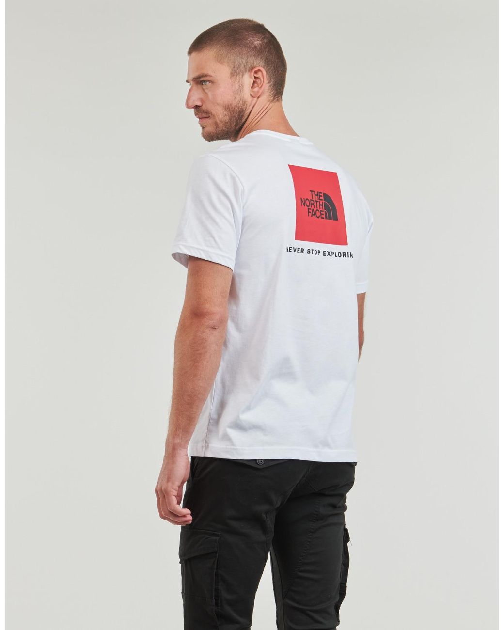 The North Face White T Shirt Redbox for men