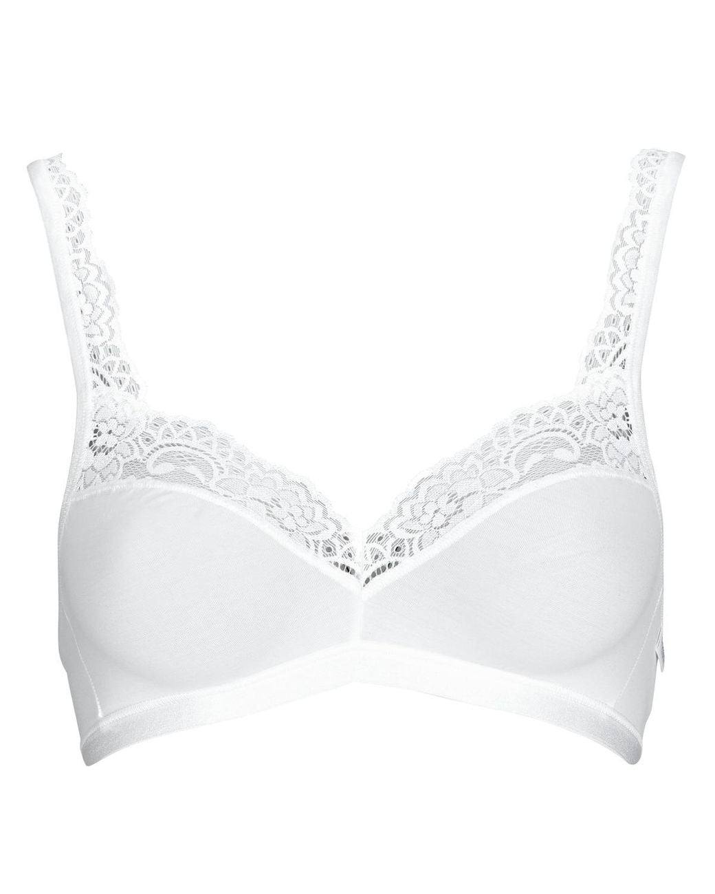 Sloggi White Triangle Bras And Bralettes Slw Romance Si