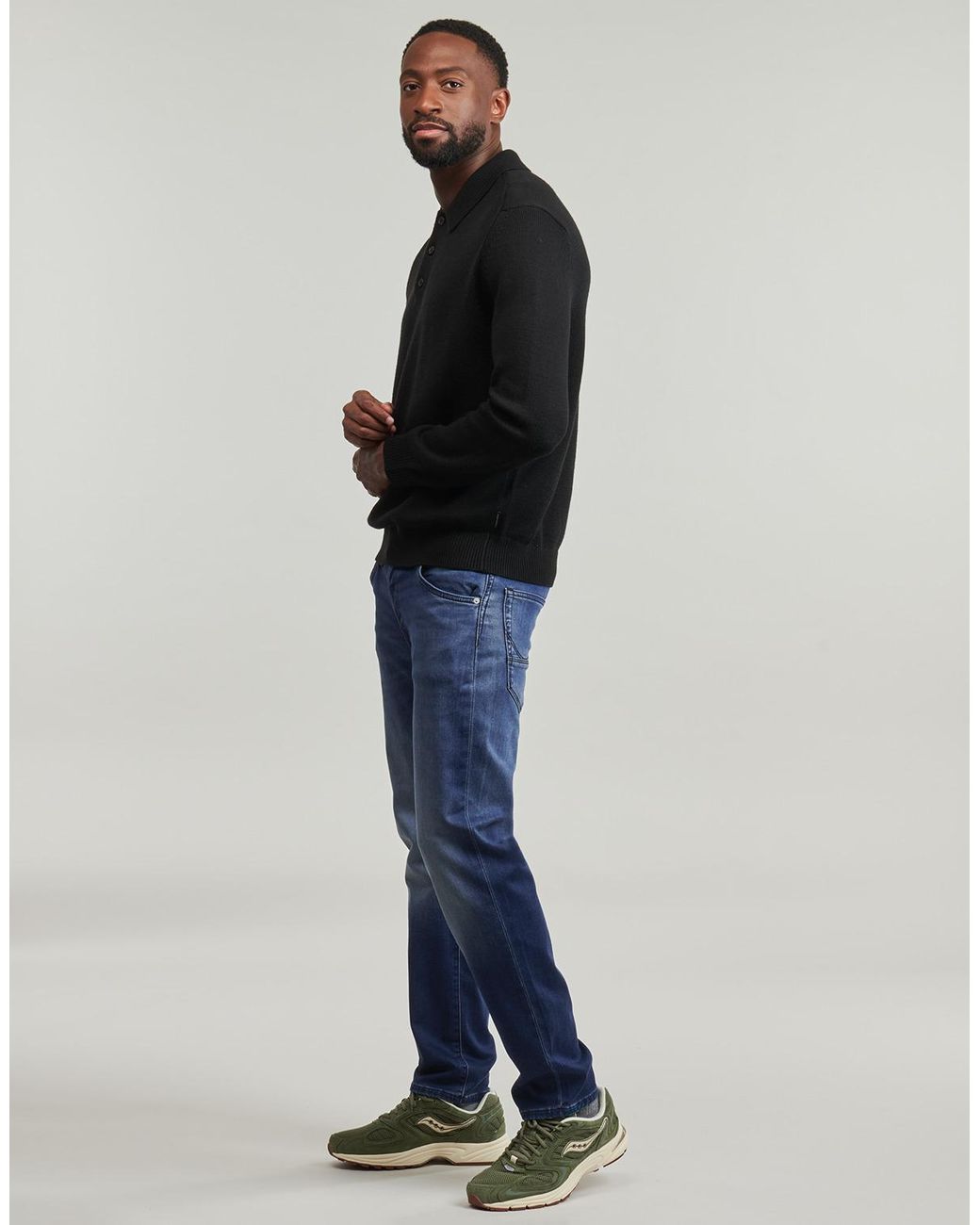 Jack & Jones Blue Jeans Jjimike Jjfox I.k. Ge 424 for men