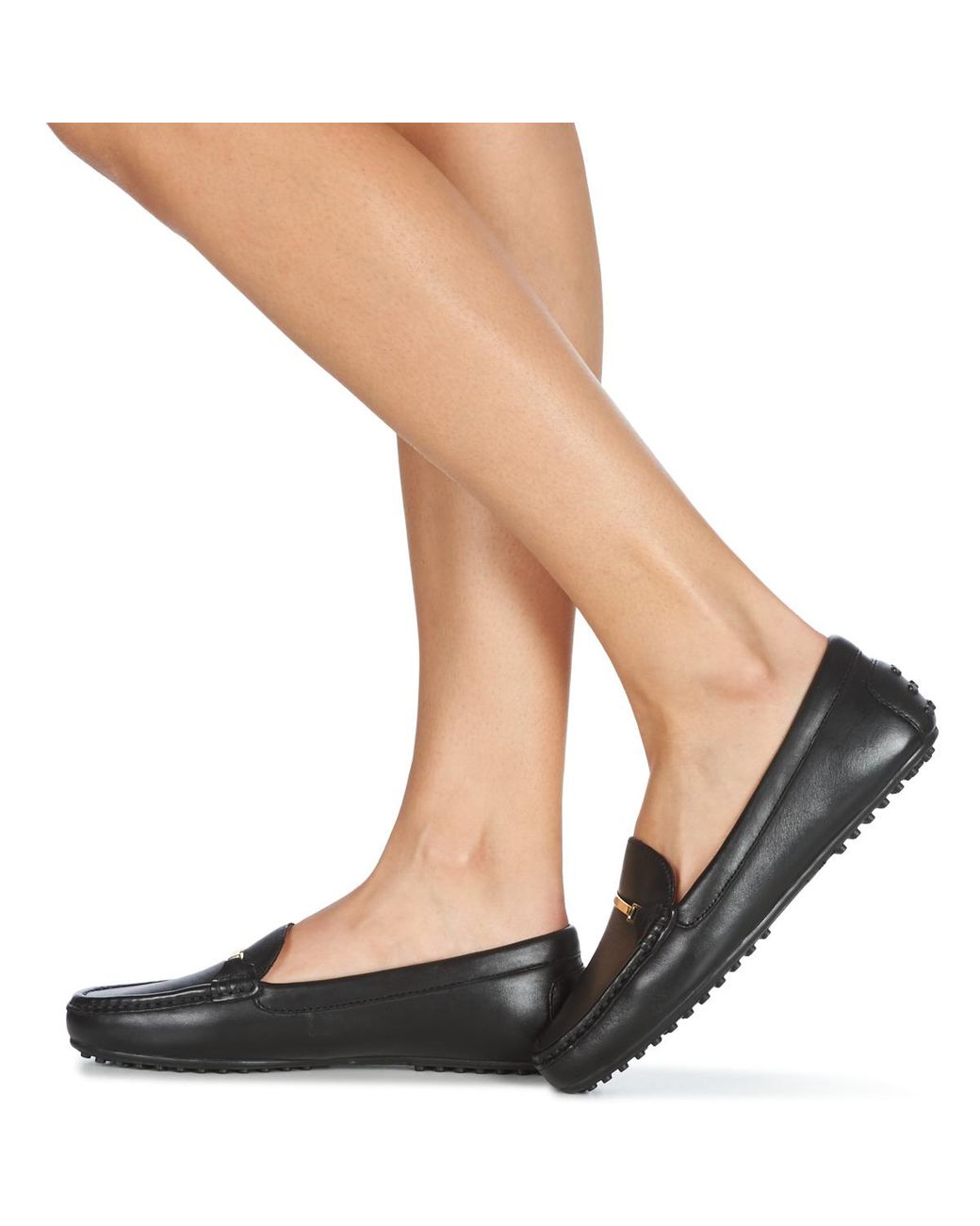 Lauren by Ralph Lauren Briony Women's Loafers / Casual Shoes In Black |  Lyst UK
