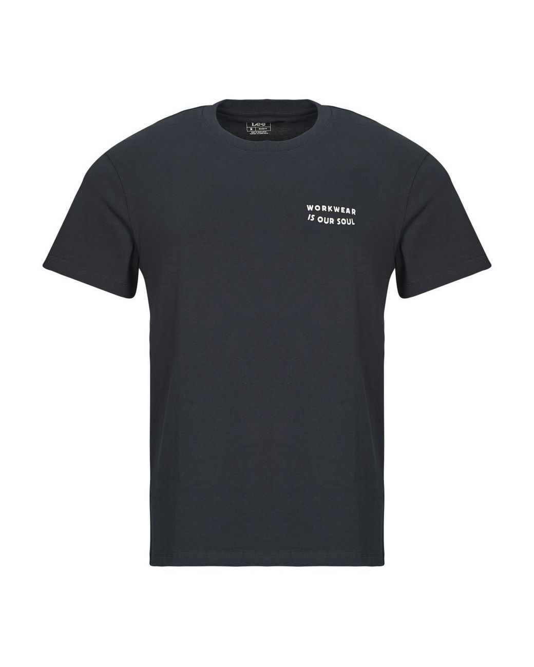 Lee Jeans Black T Shirt Workwear Building Tee for men