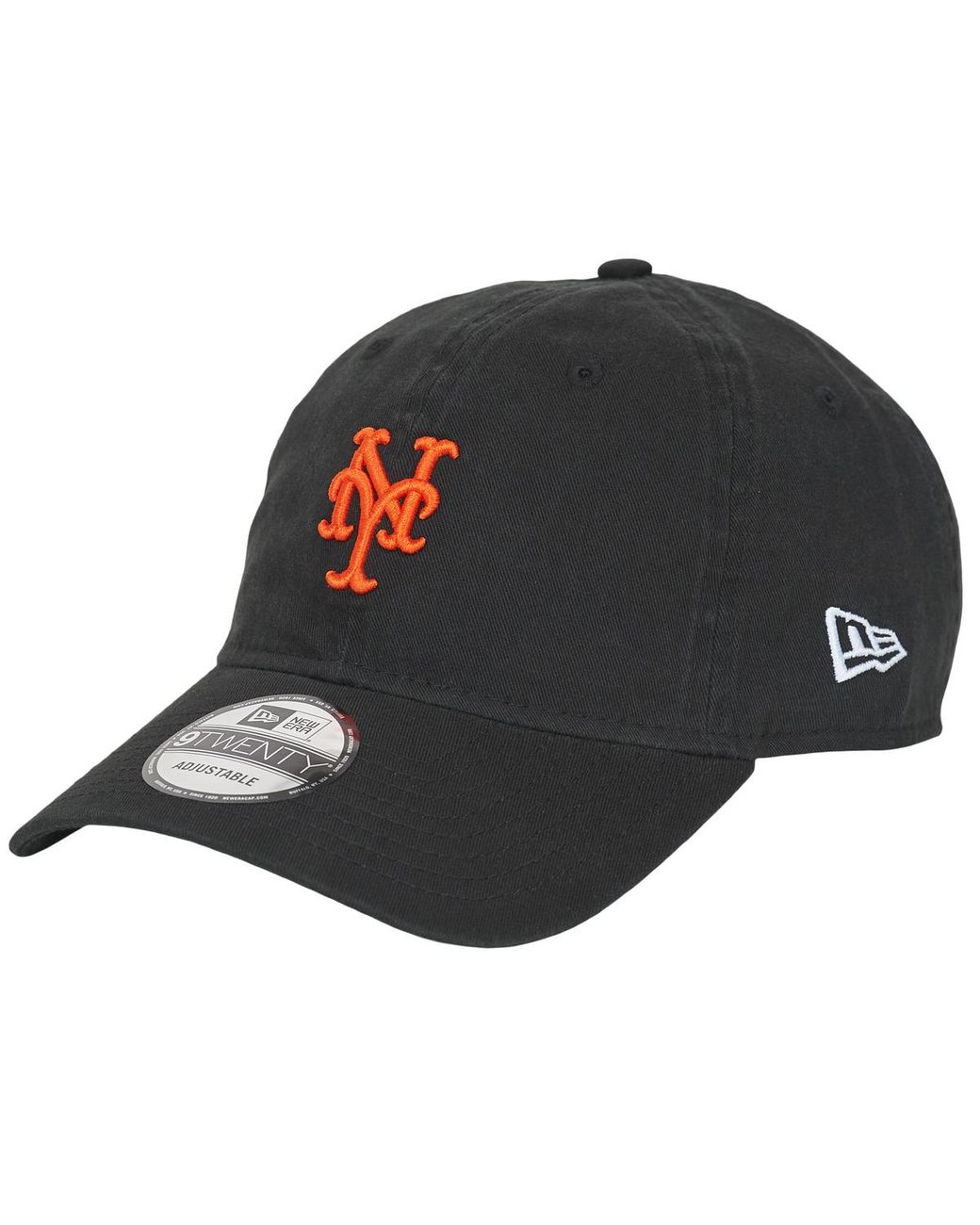 KTZ Black Cap Washed Script 9twenty® New York Mets