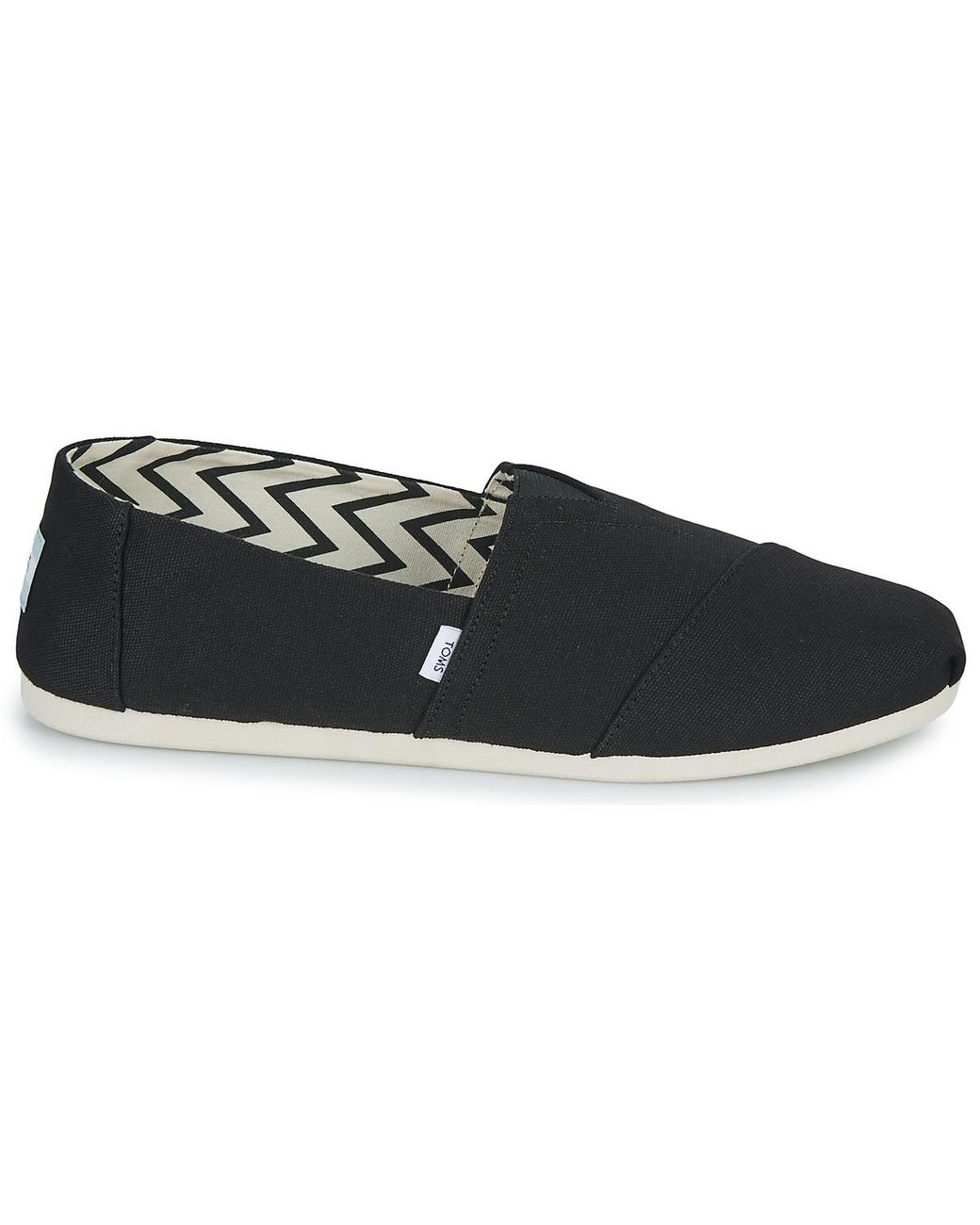 TOMS Black Alpargata Espadrilles / Casual Shoes for men