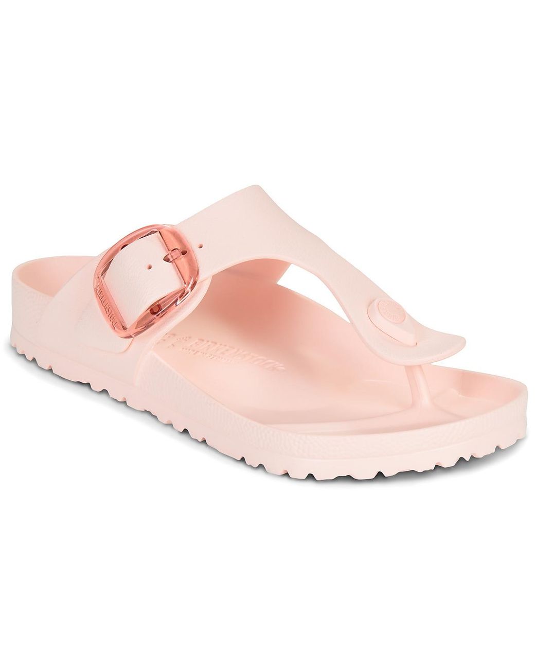 Birkenstock Pink Flip Flops / Sandals (shoes) Gizeh Big Buckle Eva