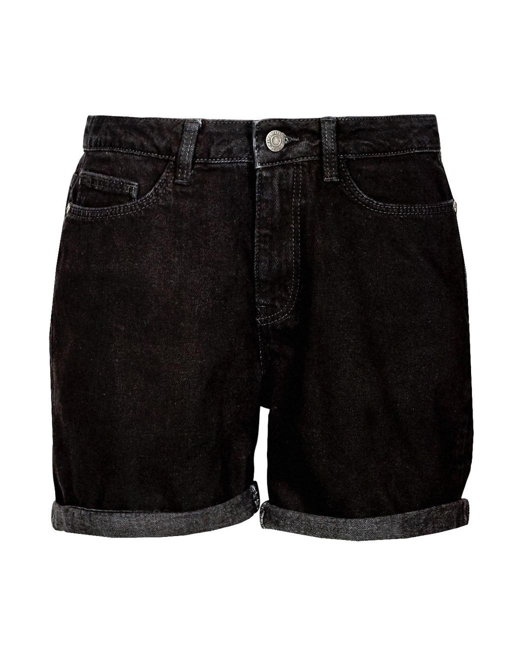 Noisy May Black Nmsmiley Shorts