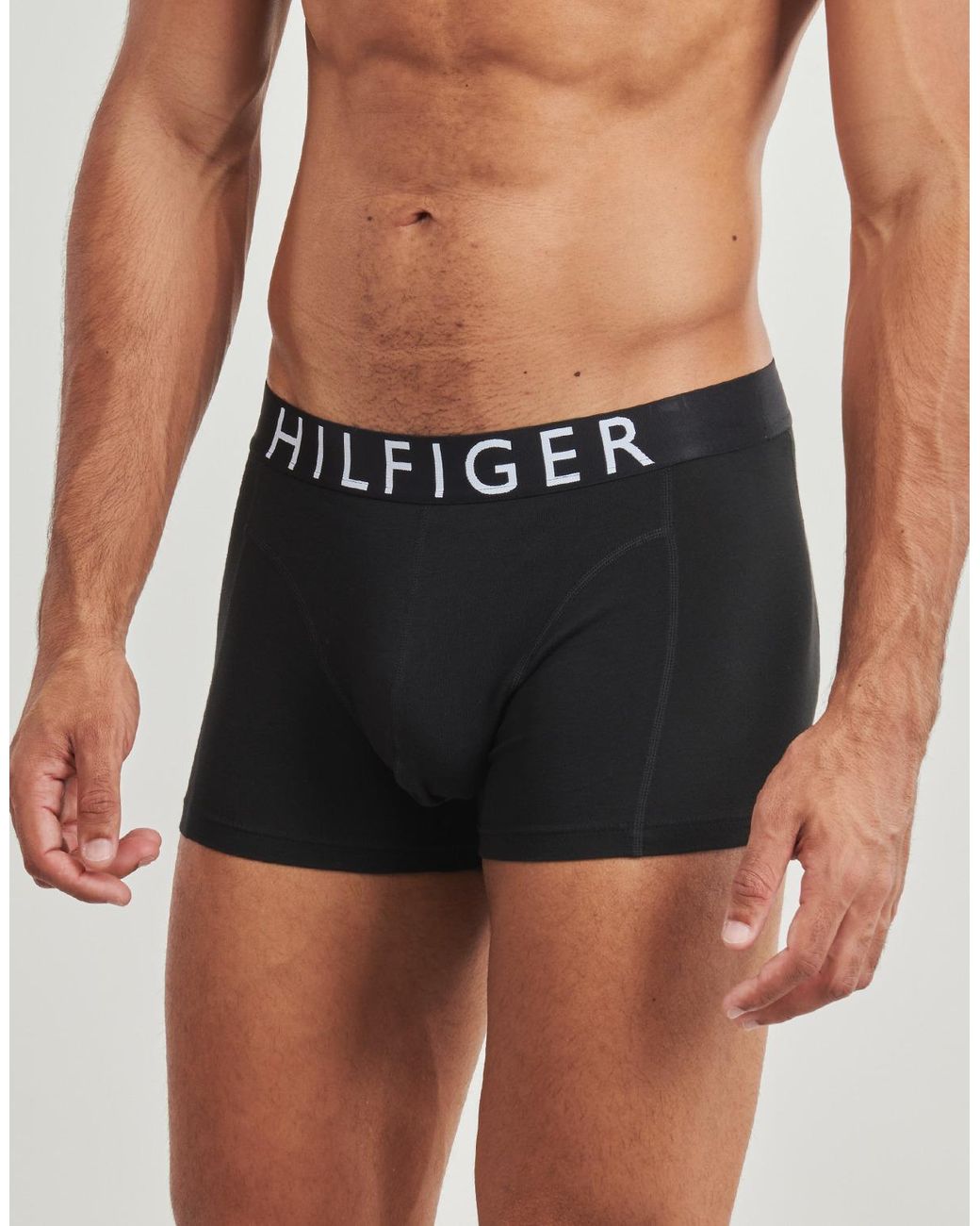 Tommy Hilfiger Black Boxer Shorts 3p Trunk for men
