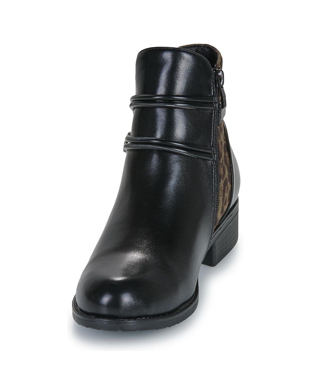 Les Petites Bombes Black Mid Boots Maram